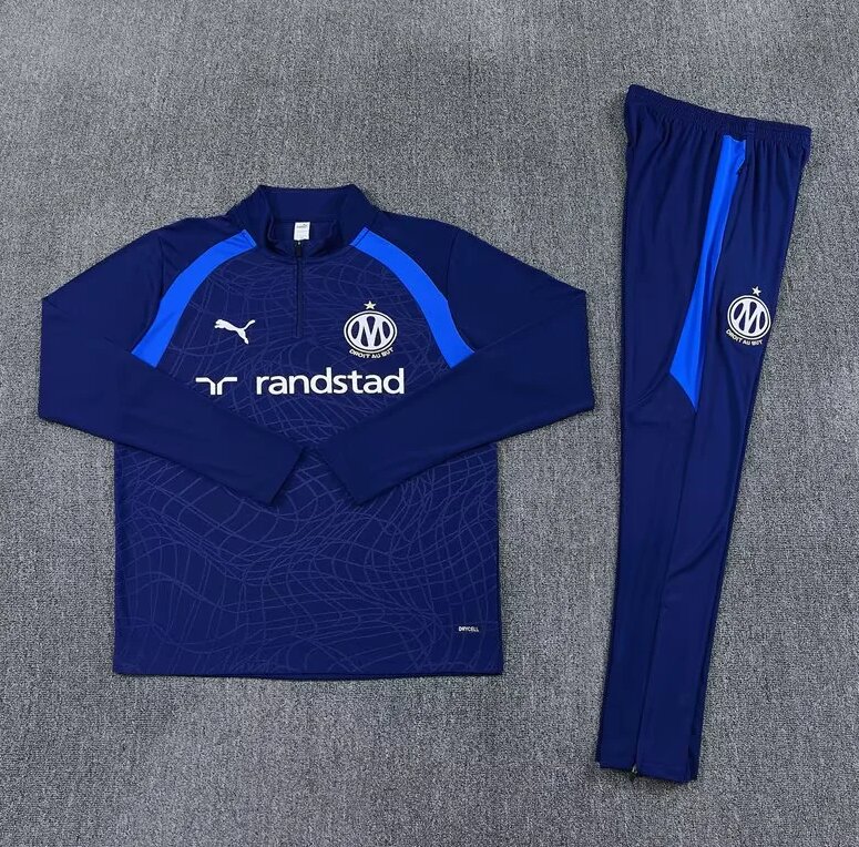 AAA Quality Marseille 26/27 Tracksuit - Dark Blue